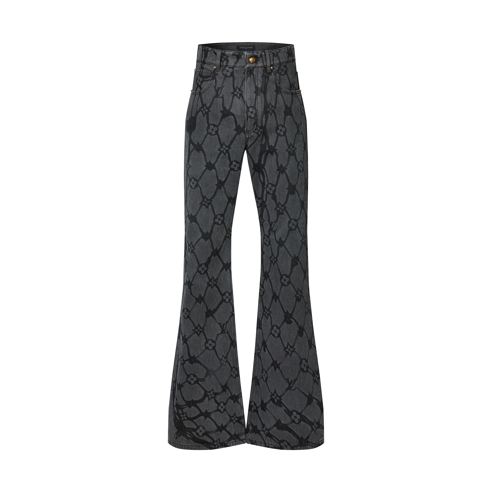 Monogram Denim Flared Pants - Men - Ready-to-Wear | LOUIS VUITTON ®